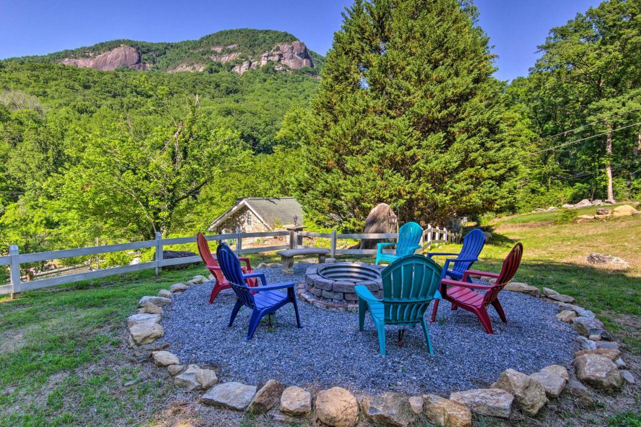 Unique Chimney Rock Cottage With Breathtaking Views Lake Lure Exterior photo
